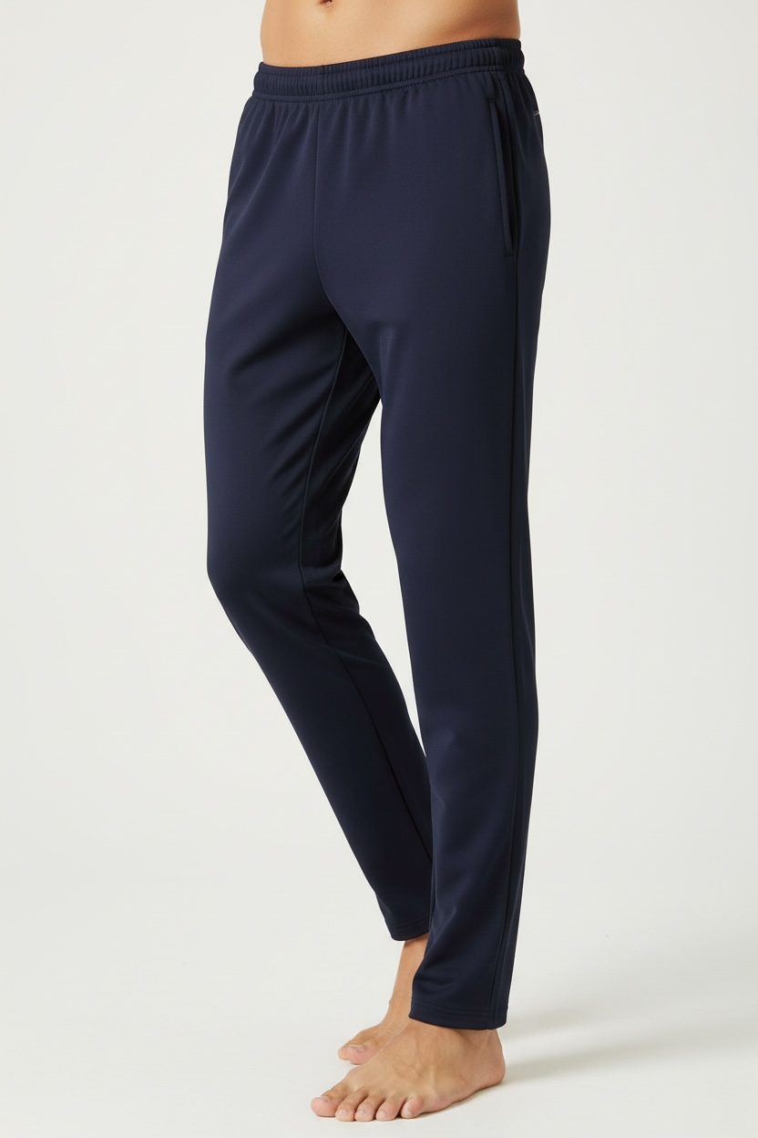 Men's Casual Fleece Padded Coat Trousers Suit