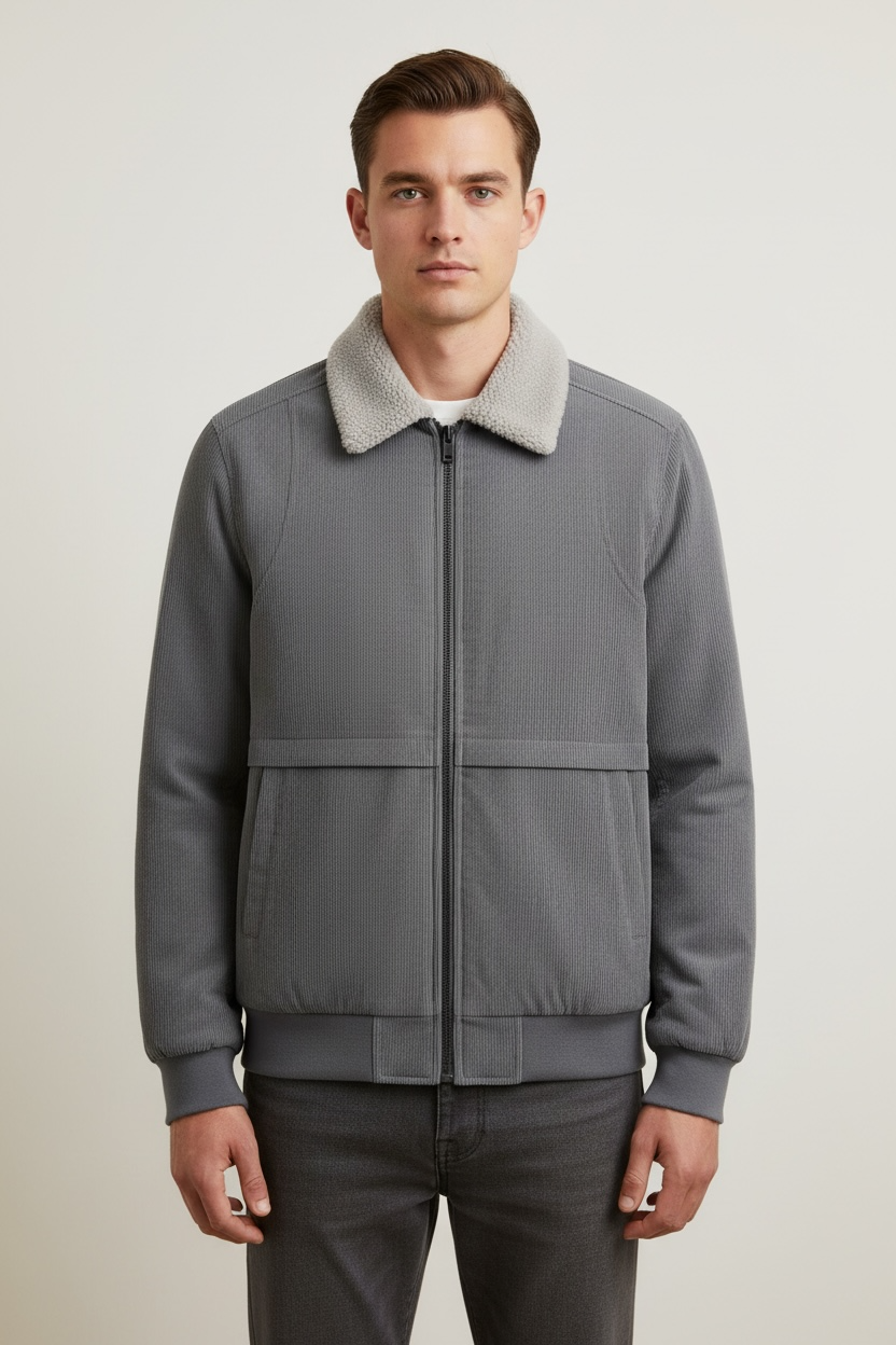 Fashion Casual Loose Men's Cotton-padded Coat