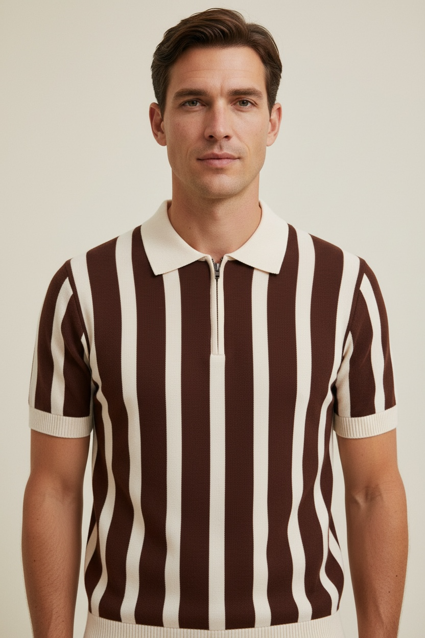 Summer Short-sleeved Versatile Men's Korean-style Retro