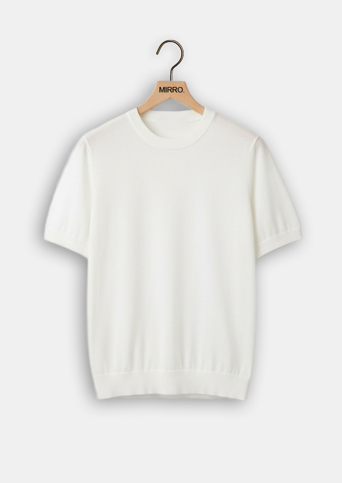 Knit Crewneck T-Shirt