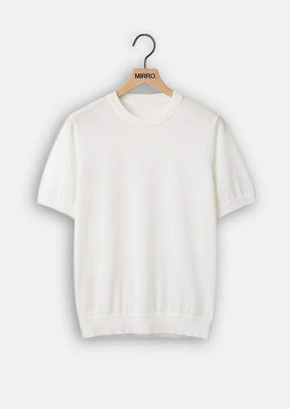 Knit Crewneck T-Shirt