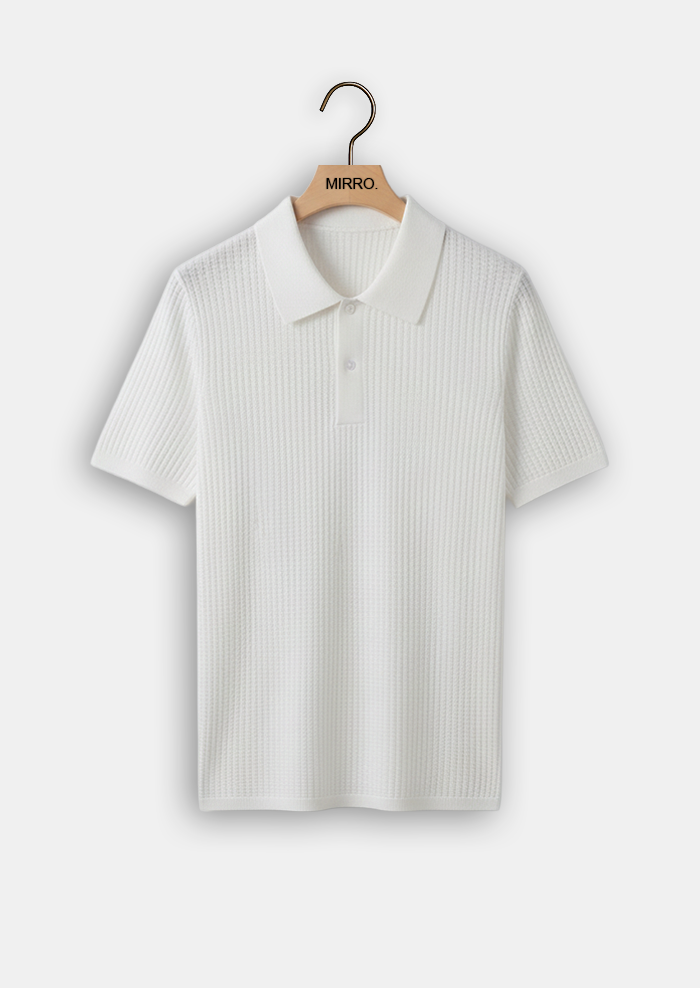 Wool Knit Polo