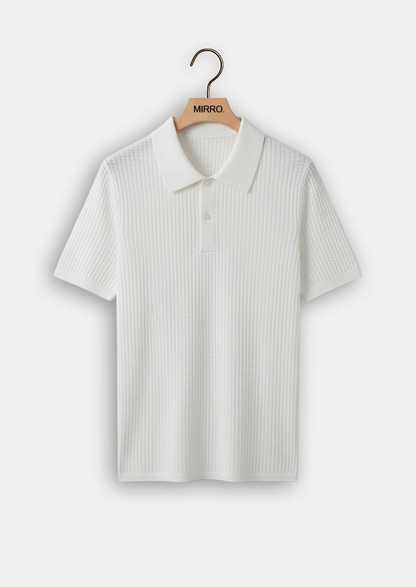 Wool Knit Polo