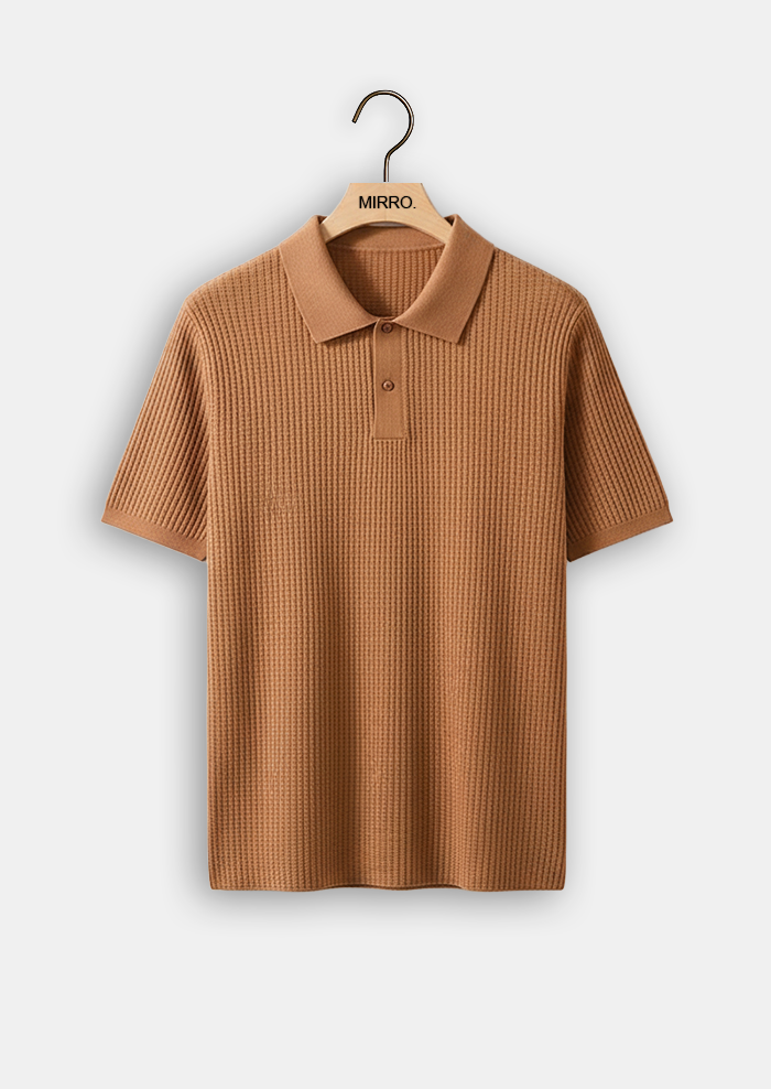 Wool Knit Polo