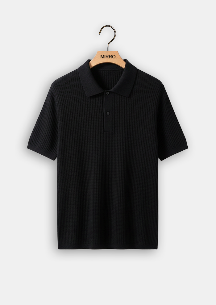 Wool Knit Polo