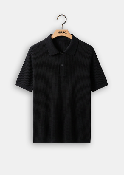 Wool Knit Polo