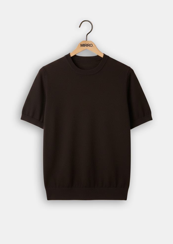 Knit Crewneck T-Shirt