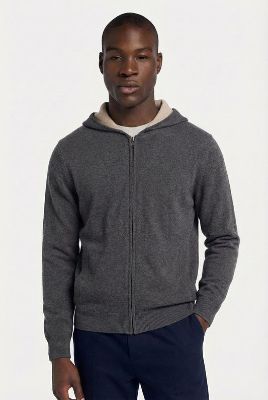 Cashmere Zip Hoodie