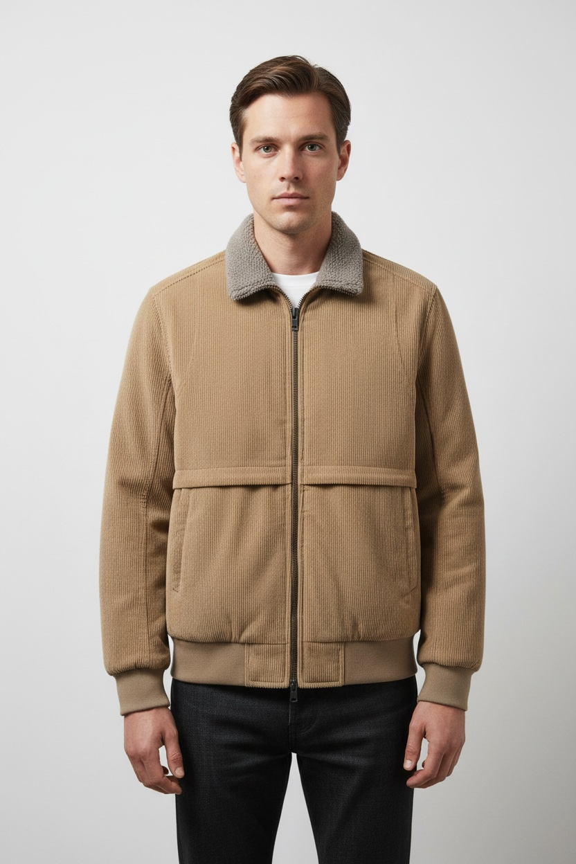 Fashion Casual Loose Men's Cotton-padded Coat