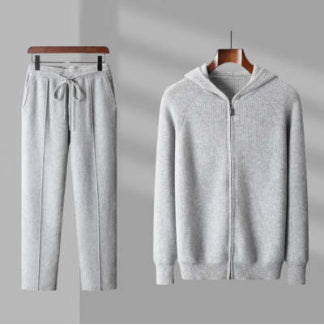 Wool Hooded Age-reducing Cashmere Loose Casual Sweater