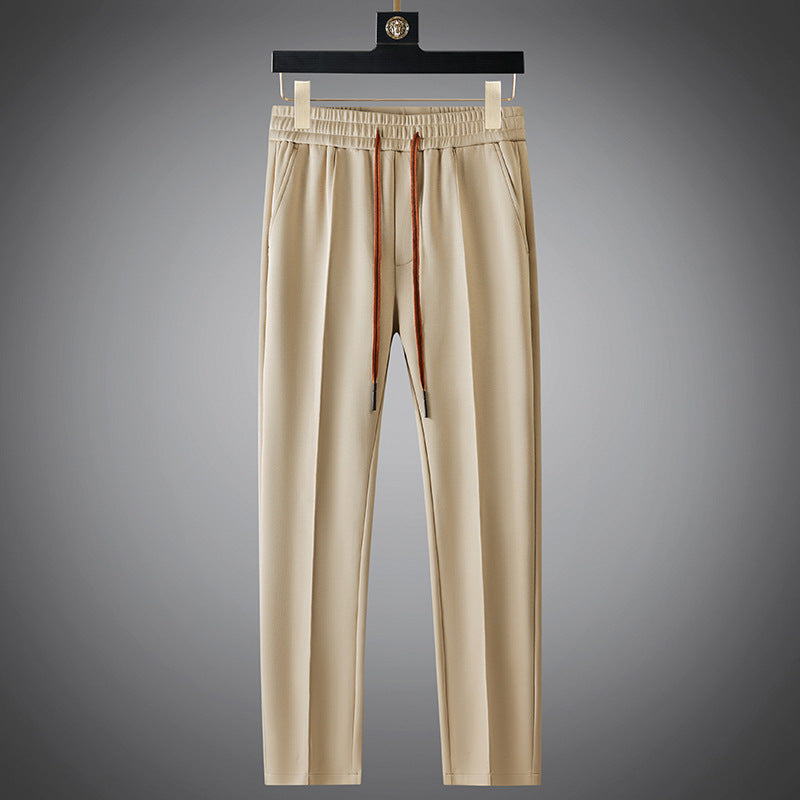 Round Neck Sweater Casual Men's Suit