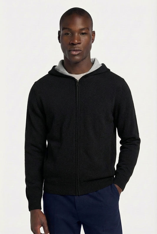 Cashmere Zip Hoodie