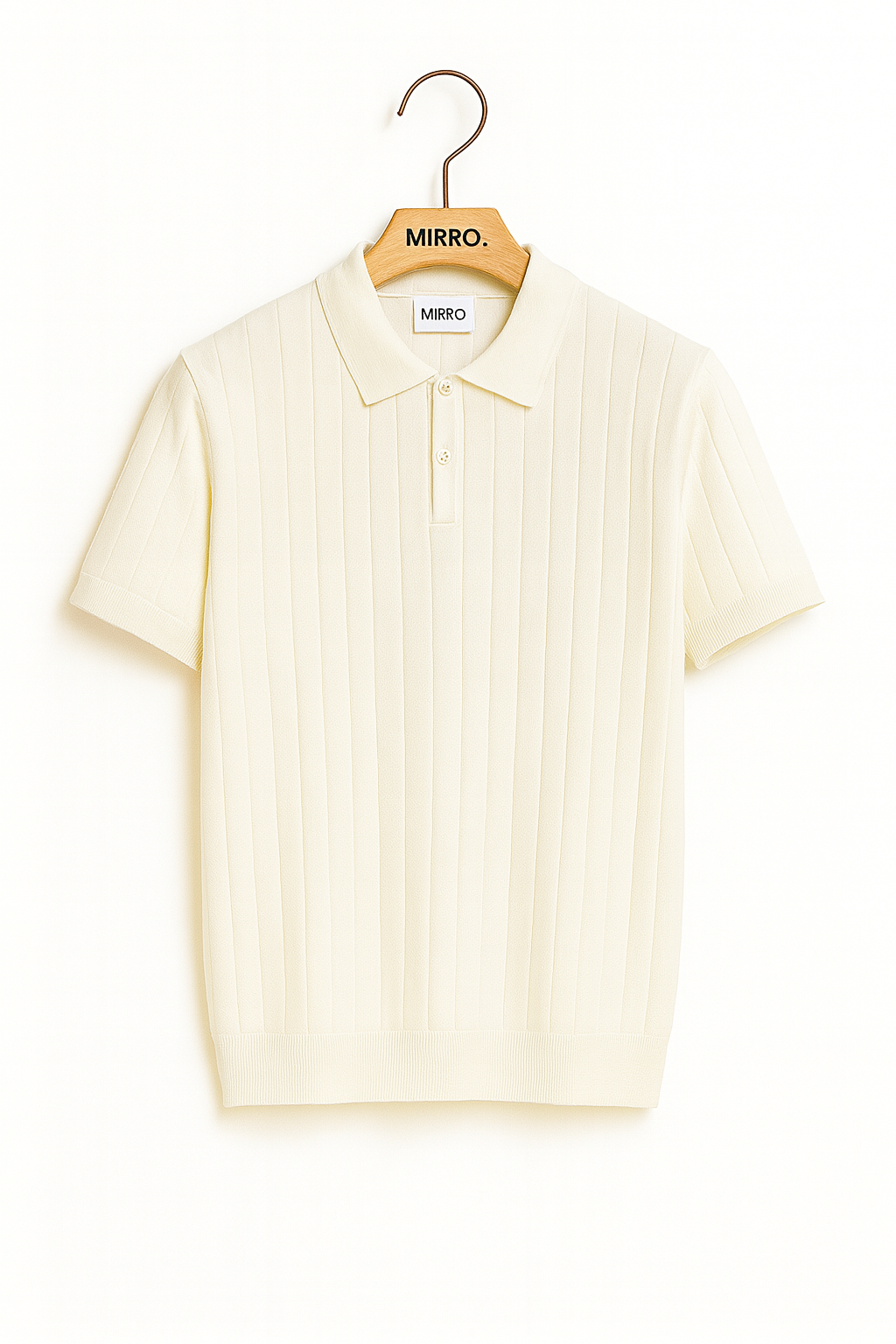 Light Luxury High-end Machine Washable Wool Short-sleeved Polo Shirt