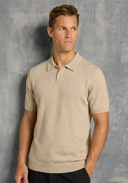 Cashmere Knit Polo