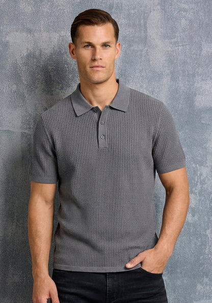 Wool Knit Polo