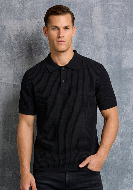 Wool Knit Polo