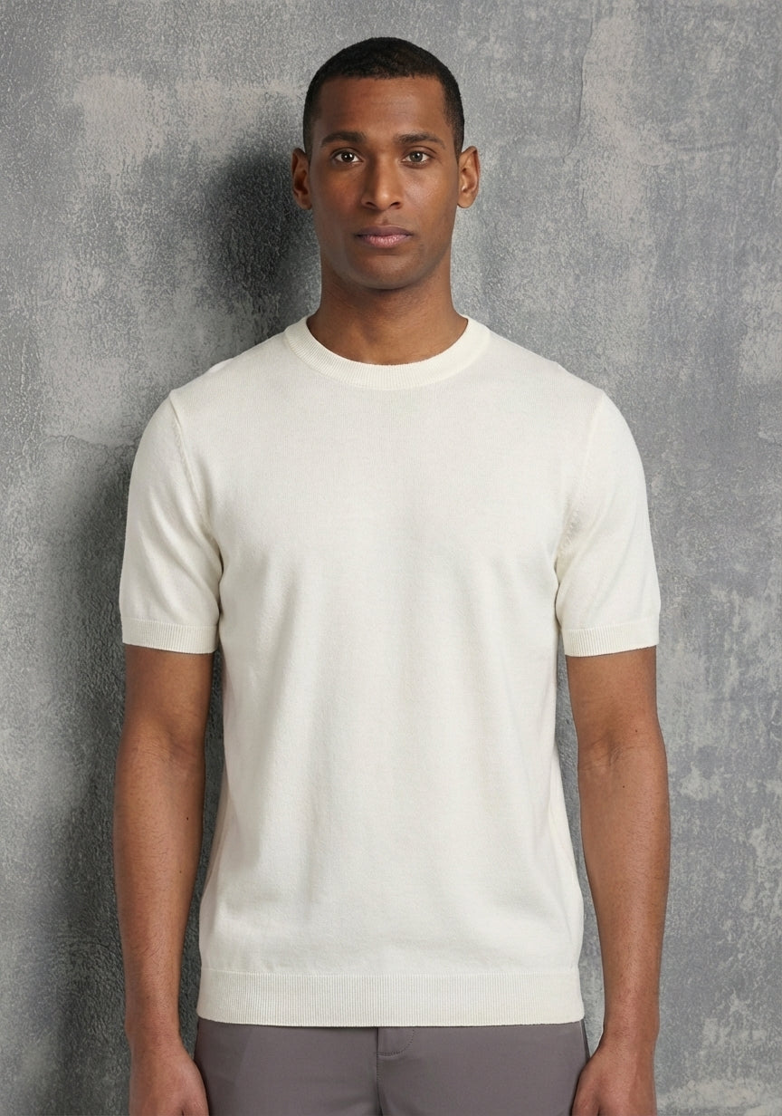 Knit Crewneck T-Shirt