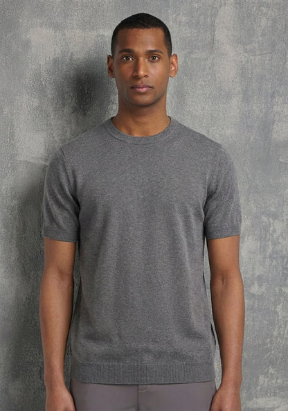Knit Crewneck T-Shirt
