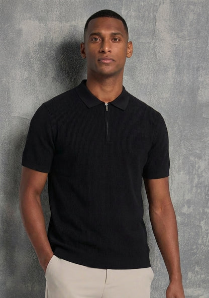 Ribbed Polo