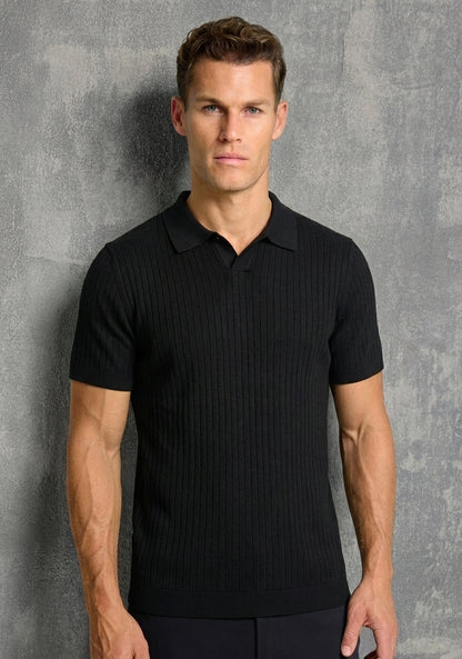 Jacquard Knit Polo