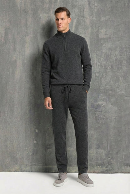 Half-Zip Knit Set