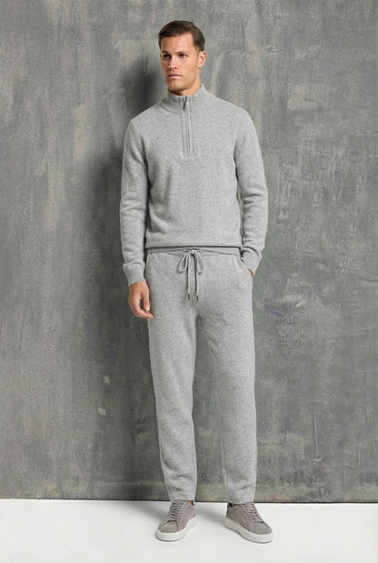 Half-Zip Knit Set