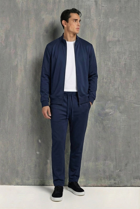 Stand-Collar Leisure Set