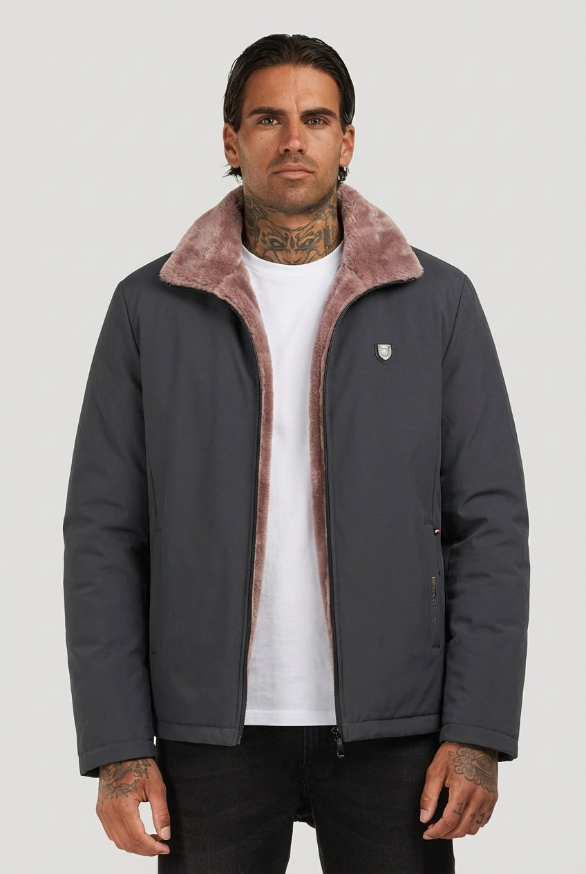 Faux Fur Lined Jacket