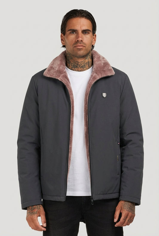 Faux Fur Lined Jacket