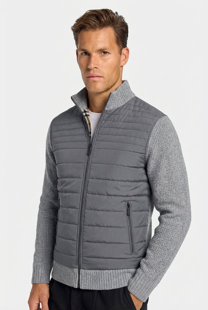 Quilted Sleeve Jacket