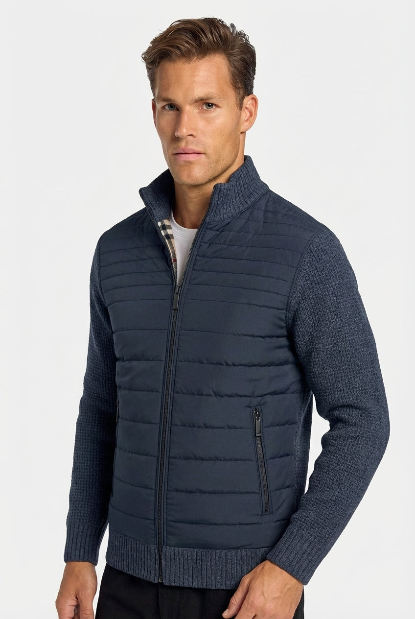 Quilted Sleeve Jacket