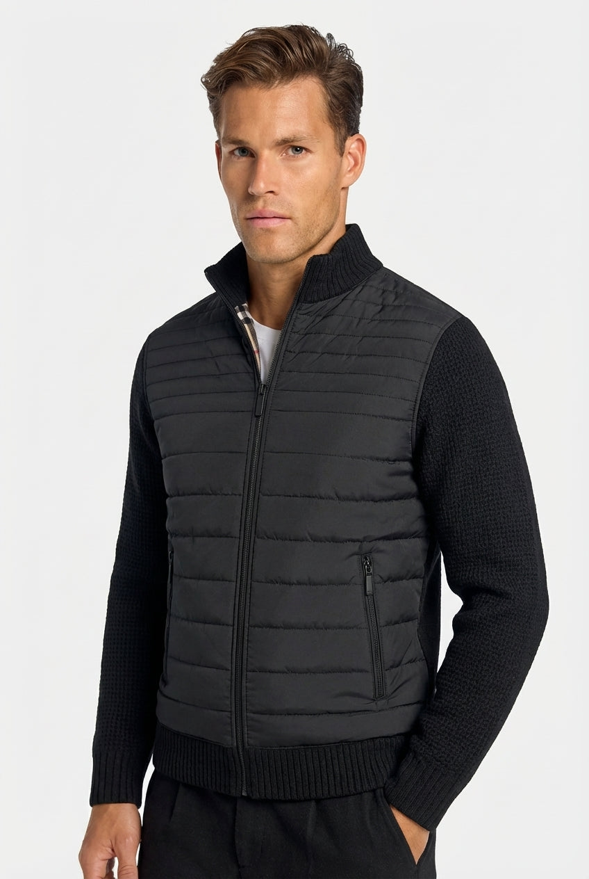 Quilted Sleeve Jacket