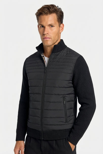 Quilted Sleeve Jacket