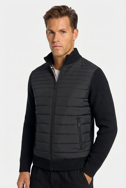 Quilted Sleeve Jacket