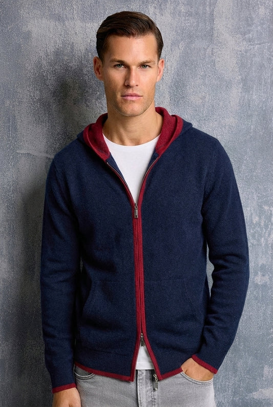 Cashmere Zip Hoodie