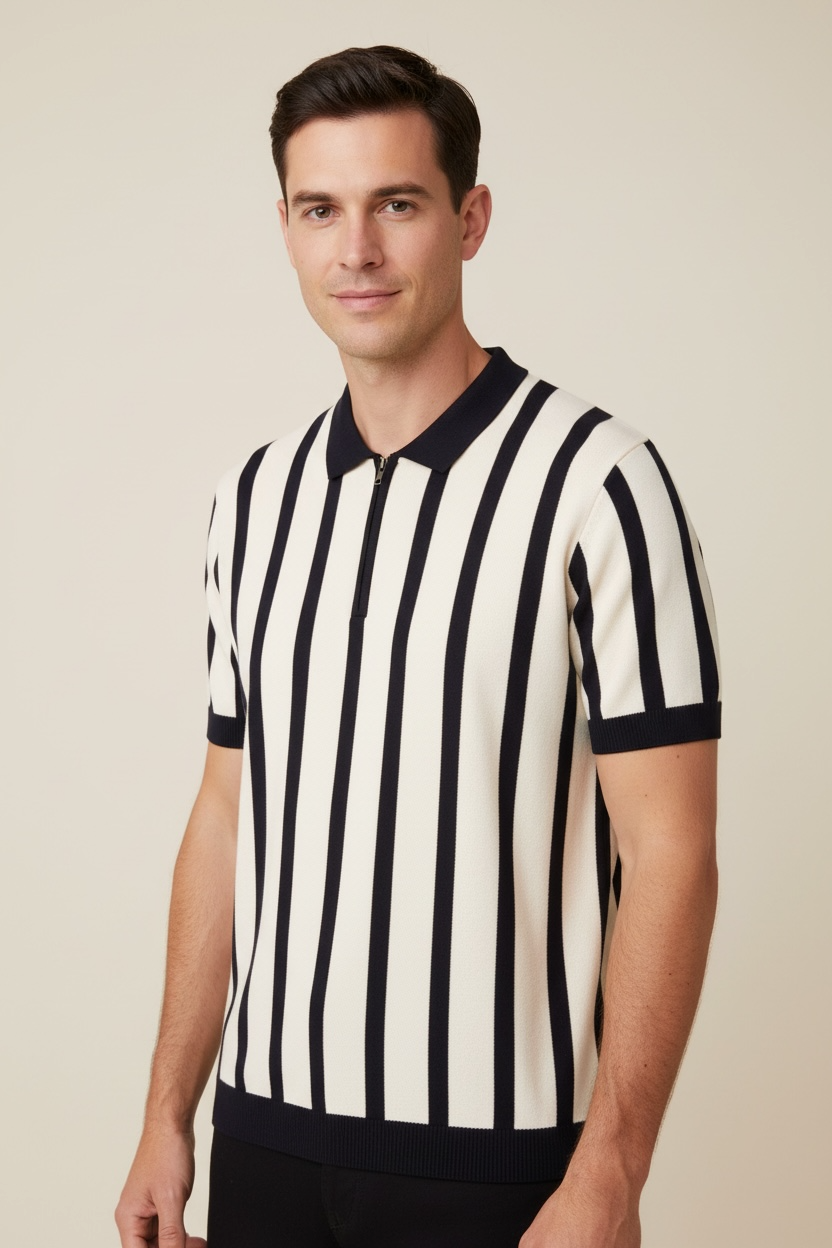 Summer Short-sleeved Versatile Men's Korean-style Retro