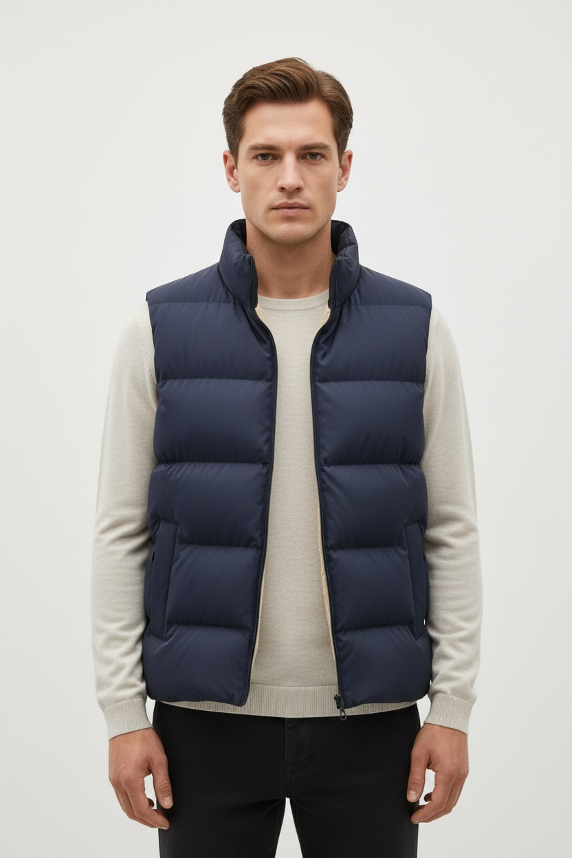 Lambswool Vest Men's Autumn And Winter