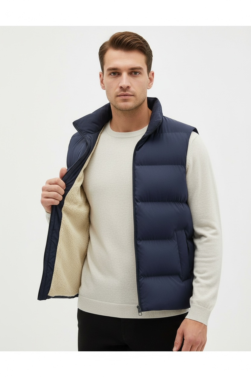 Lambswool Vest Men's Autumn And Winter
