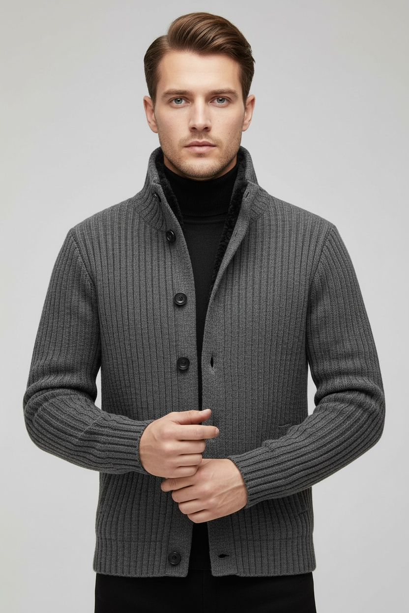 Sweater Men Coats Winter Warm Shirt Thick Jacket