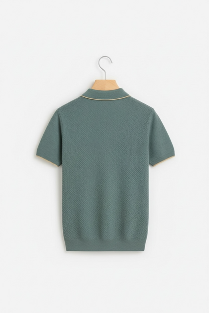 Cashmere Knit Polo