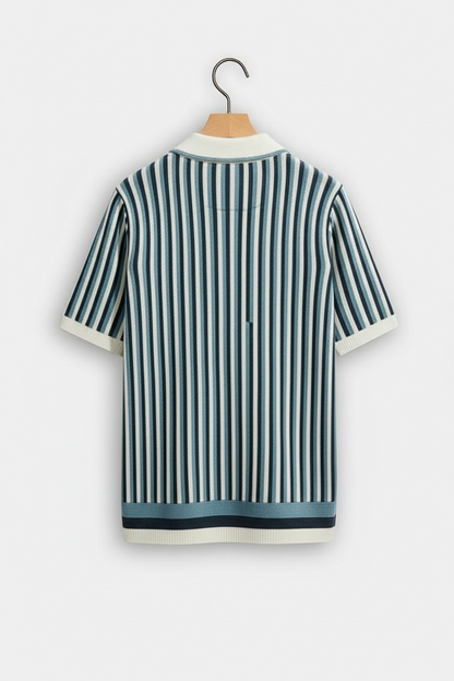 Tencel Stripe Polo