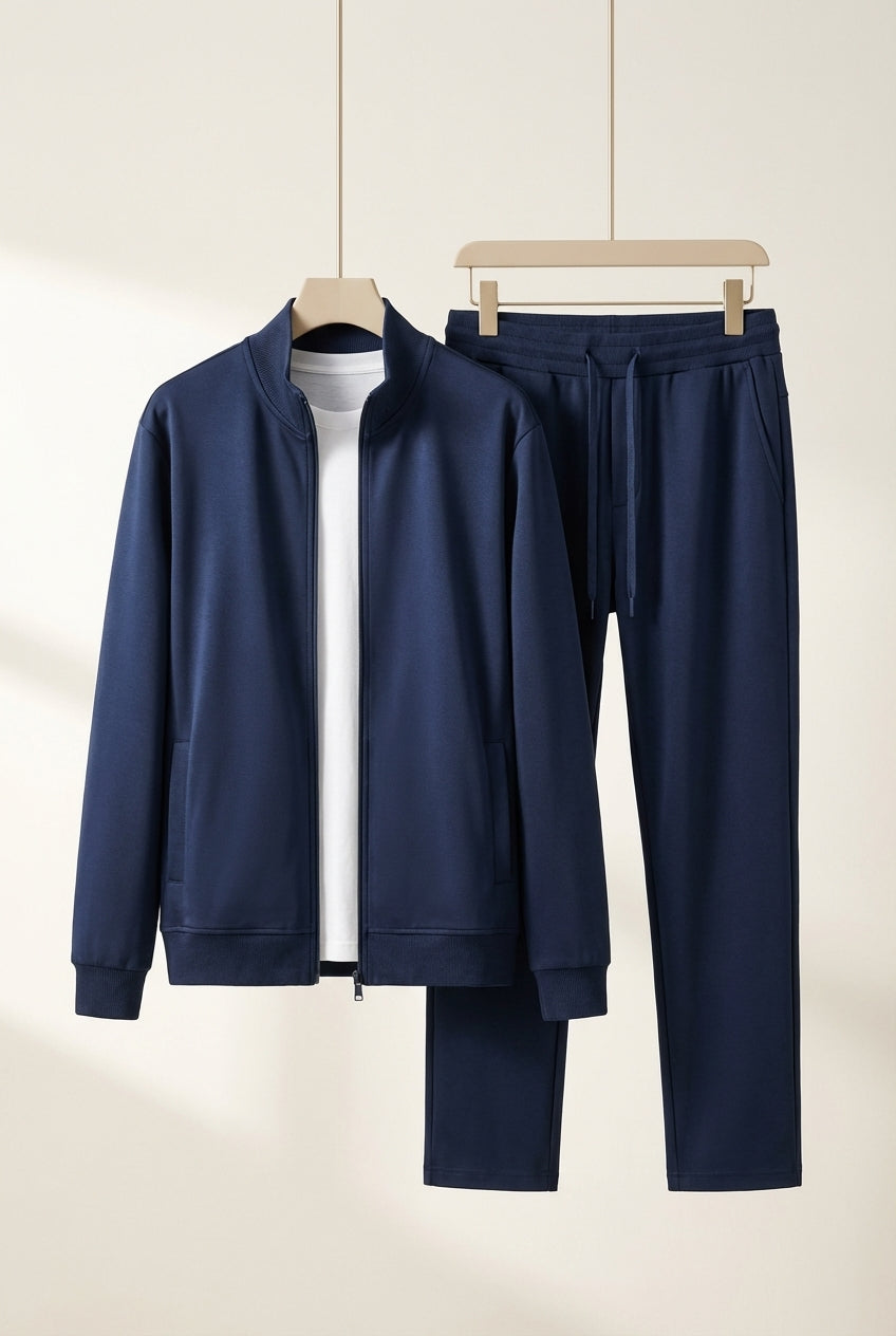 Stand-Collar Leisure Set