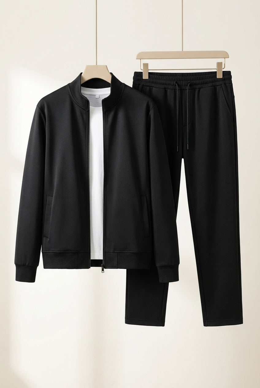 Stand-Collar Leisure Set