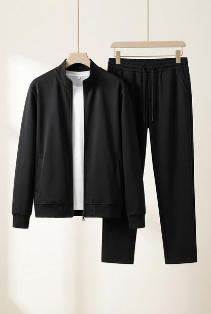 Stand-Collar Leisure Set