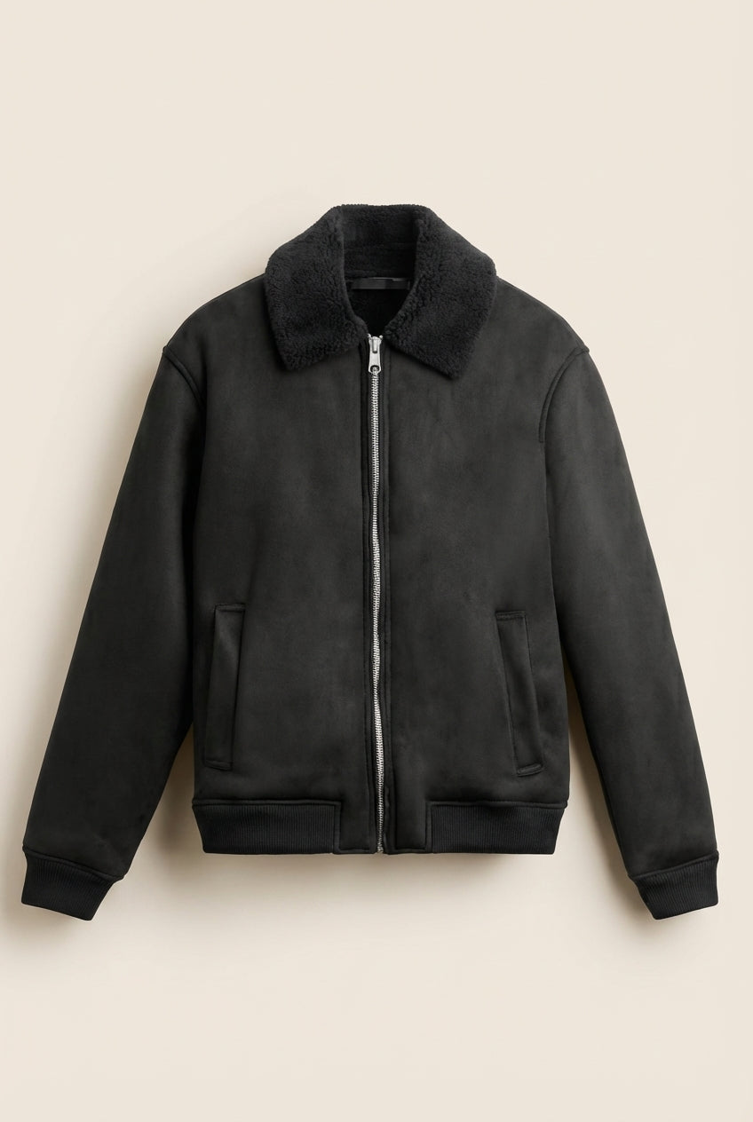 Suede Zip Jacket
