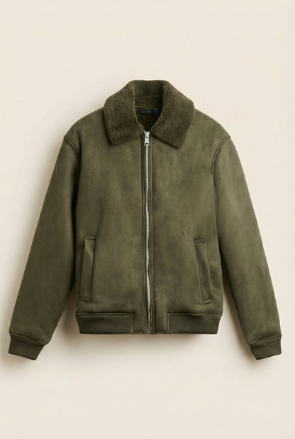 Suede Zip Jacket