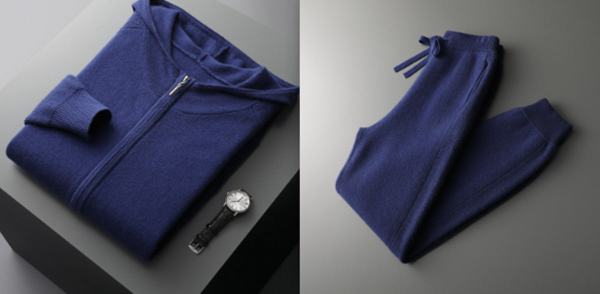 Thickened Casual Sports Cashmere Suit