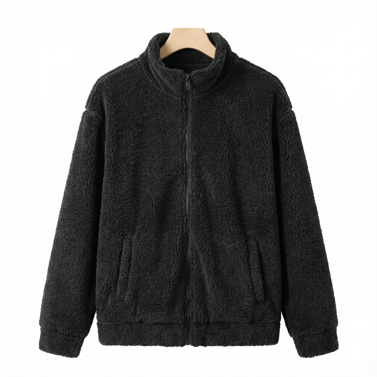 Casual Men's Solid Color Hooded Jacket