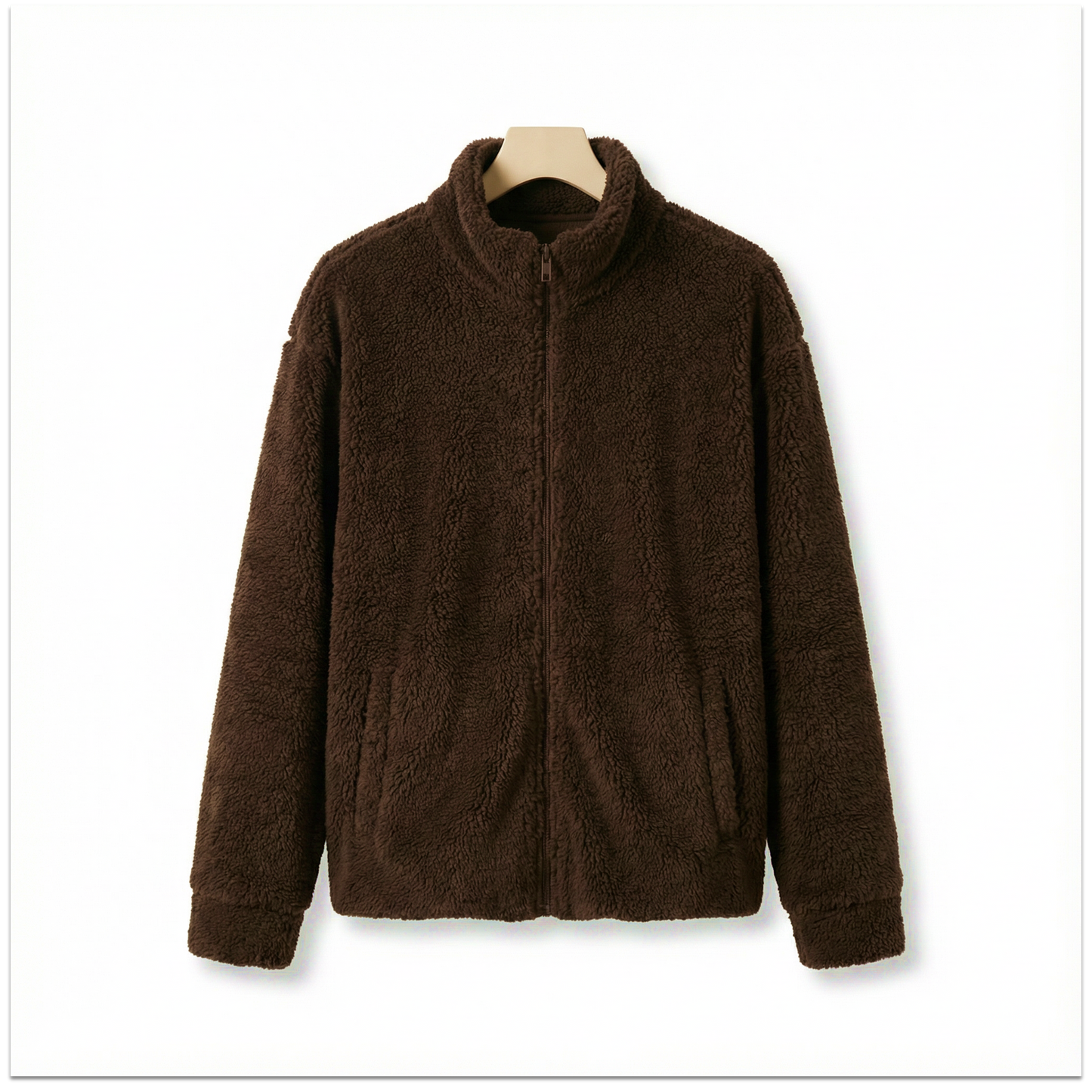 Casual Men's Solid Color Hooded Jacket