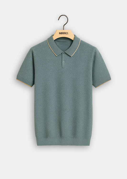 Cashmere Knit Polo
